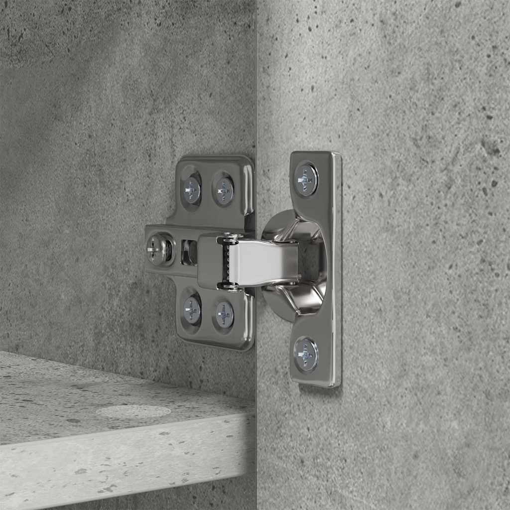Wall-Mounted Coat Rack Concrete Grey 80 x 20 x 30 cm