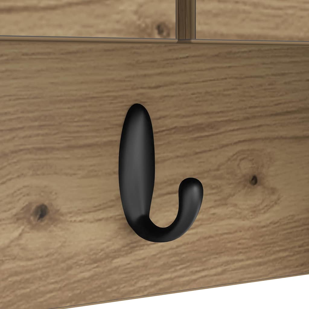 Wall-Mounted Coat Rack Wall-Mounted Artisan Oak 80 x 20 x 30 cm