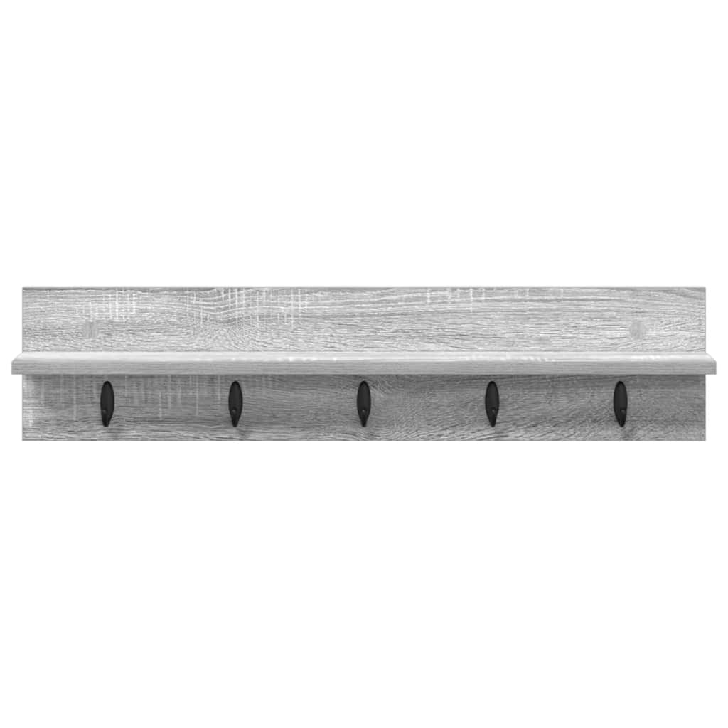 Wall-Mounted Coat Rack Wall-Mounted Grey Sonoma Engineered wood