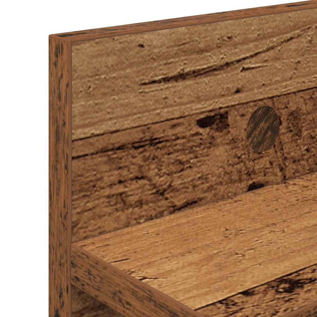 Wall-Mounted Coat Rack Old Wood 80 x 10.5 x 18 cm