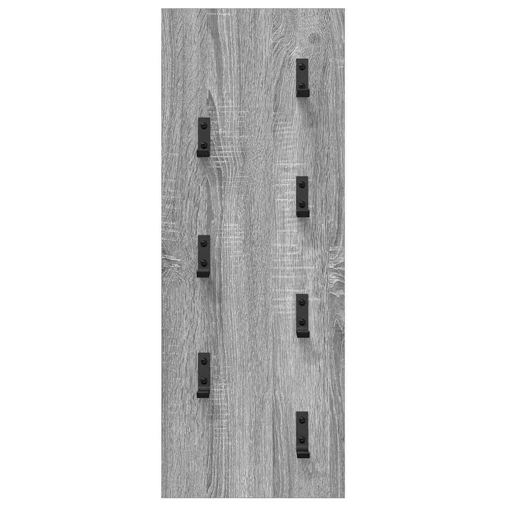 Wall-Mounted Coat Rack Wall-Mounted Grey Sonoma Engineered wood