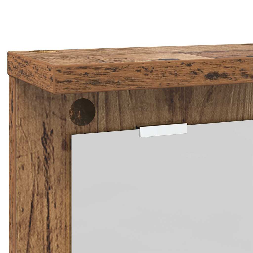 Wall-Mounted Coat Rack Wall-Mounted Old wood 85 x 10 x 45 cm