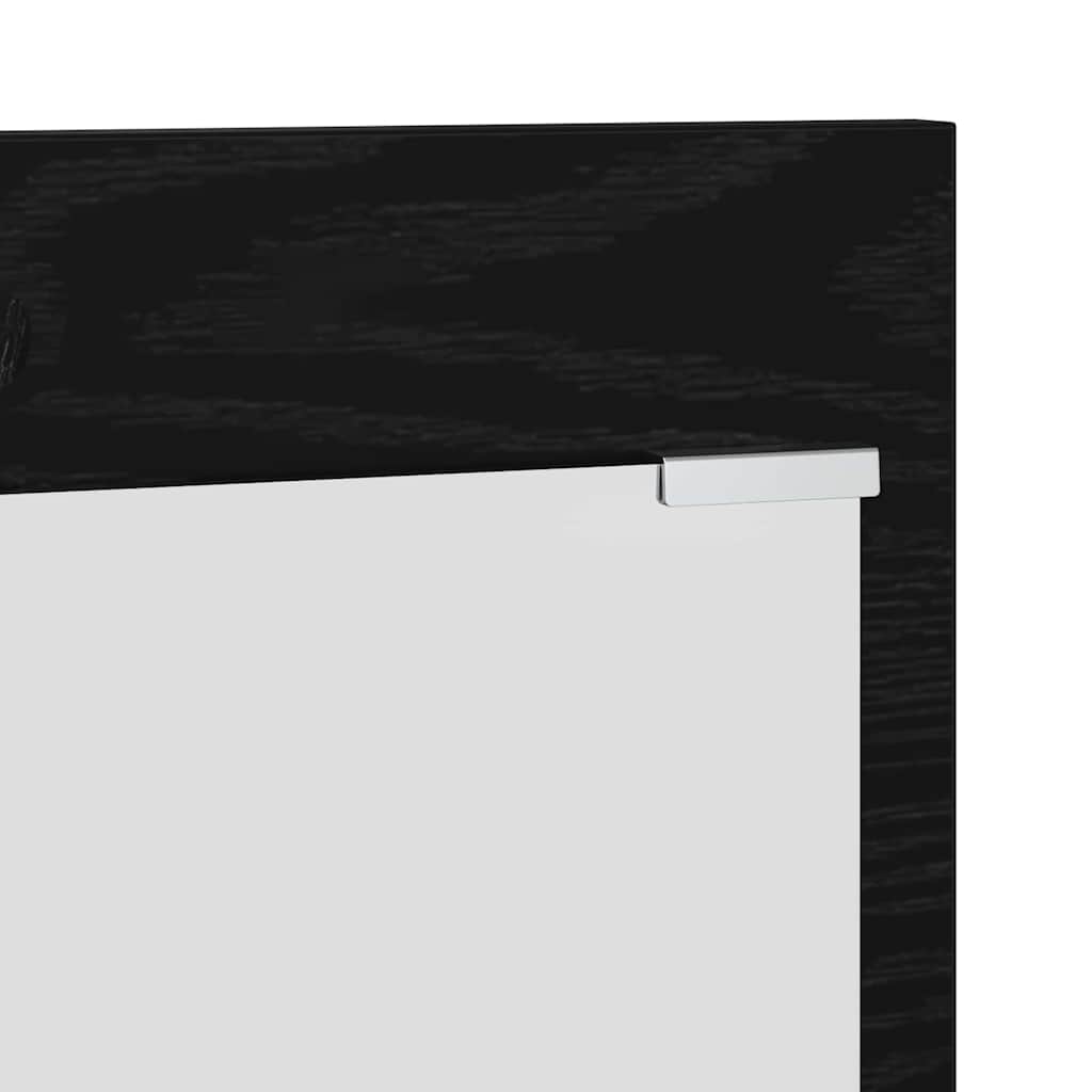 Wall-Mounted Coat Rack Wall-Mounted Black Oak 70 x 10 x 90 cm