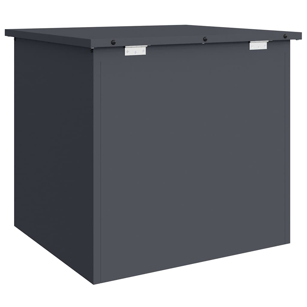 Garden Storage Cushion Box Galvanised Steel 55 x 50.5 x 50 cm