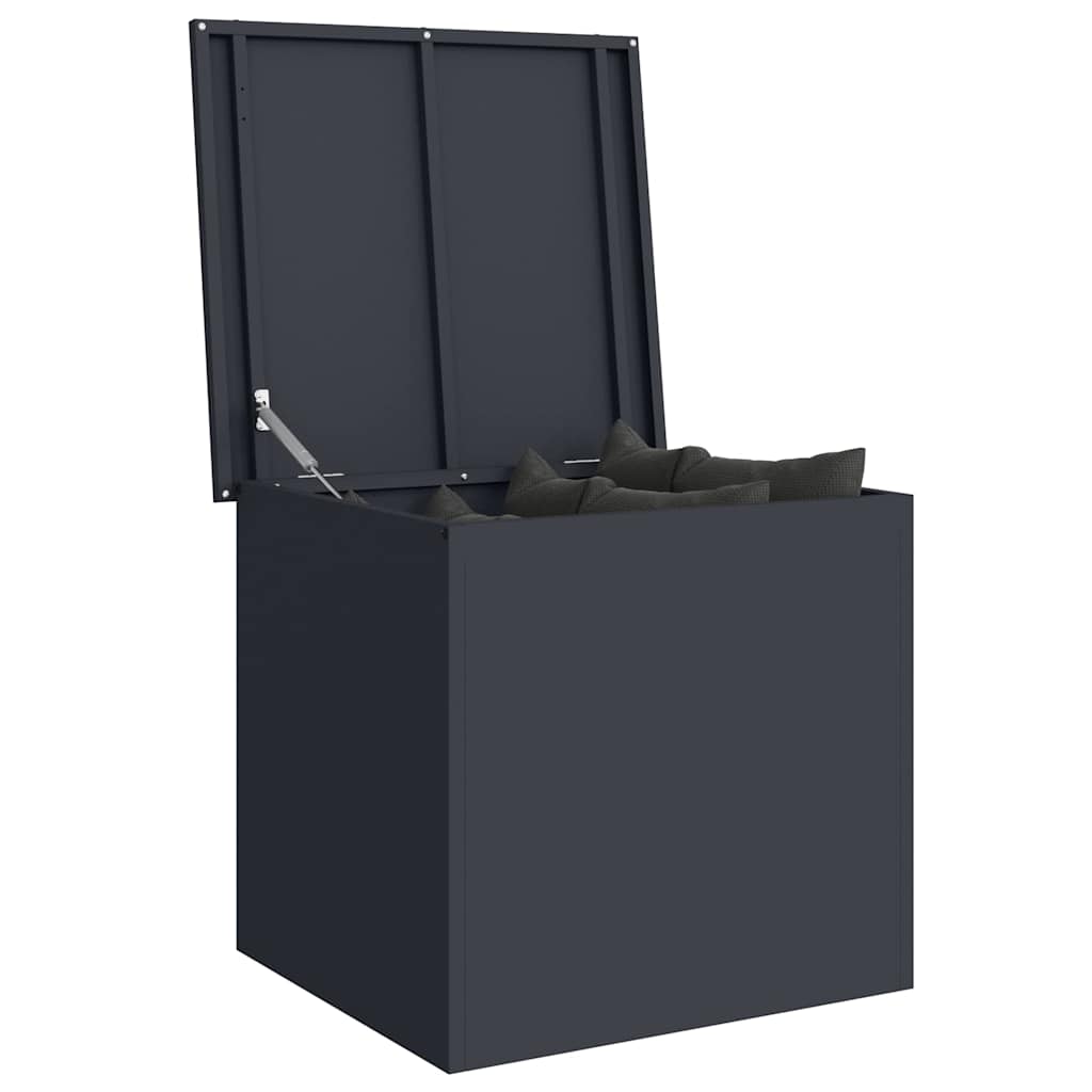Garden Storage Cushion Box Galvanised Steel 55 x 50.5 x 50 cm