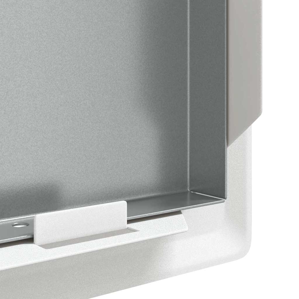 Access Panel 2 pcs White 23 x 23 x 3 cm Steel