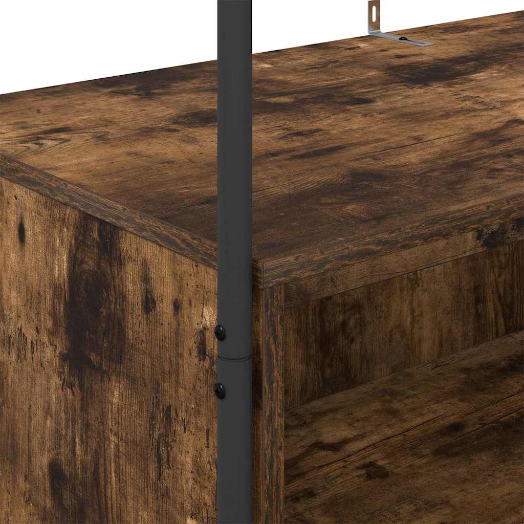 Clothes Rack Brown Oak 100 x 44 x 160 cm Engineered Wood