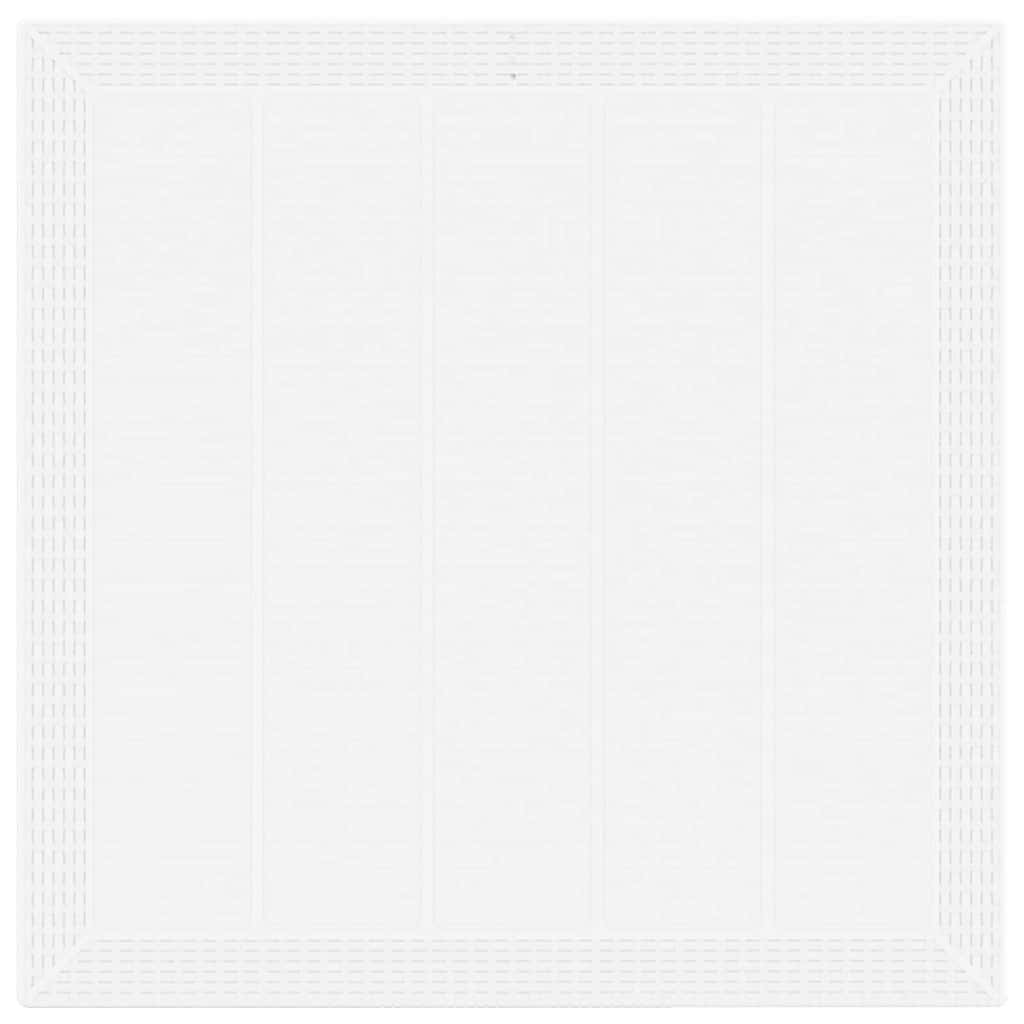 Garden Dining Set 5 pcs White Polypropylene