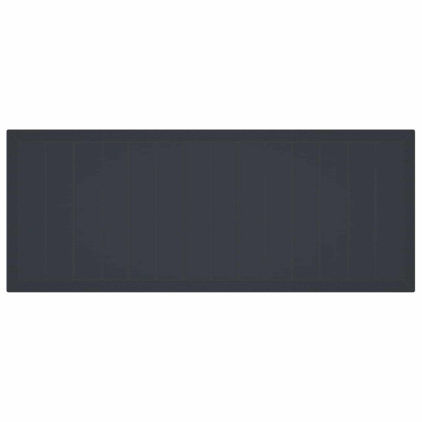Garden Dining Set 11 pcs Anthracite Polypropylene