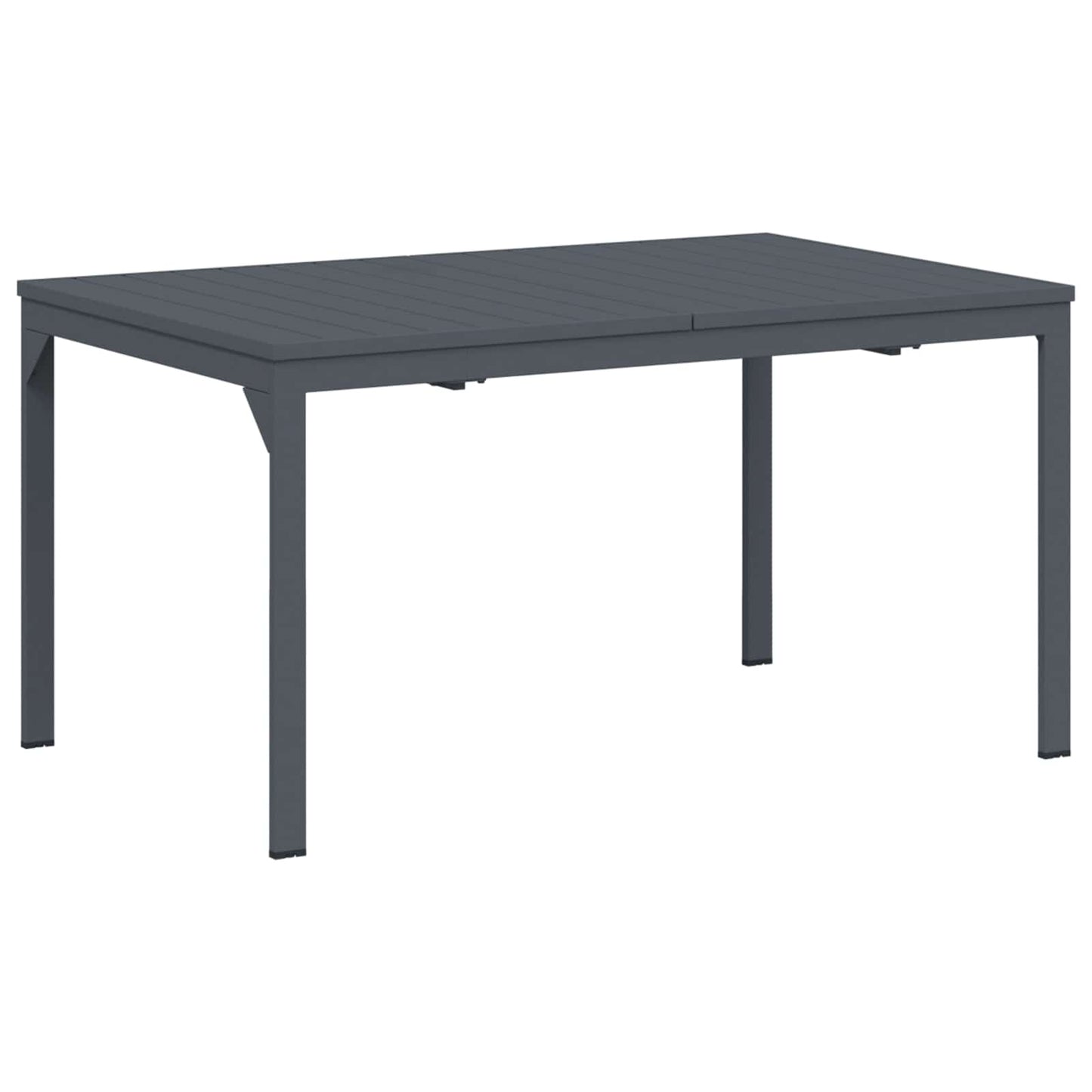 Garden Dining Set 9 pcs Anthracite Powder-coated Steel
