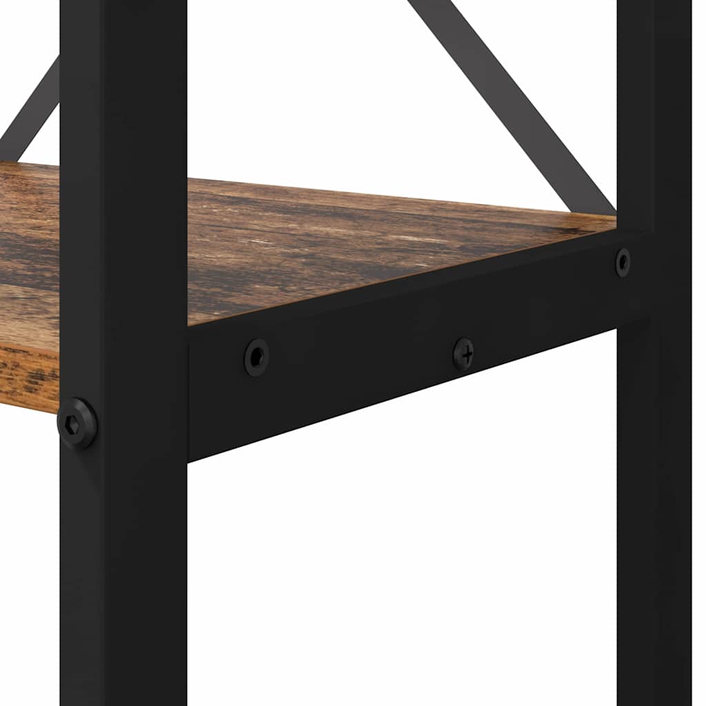 Bookshelf 40 x 30 x 119 cm Engineered Wood Old wood