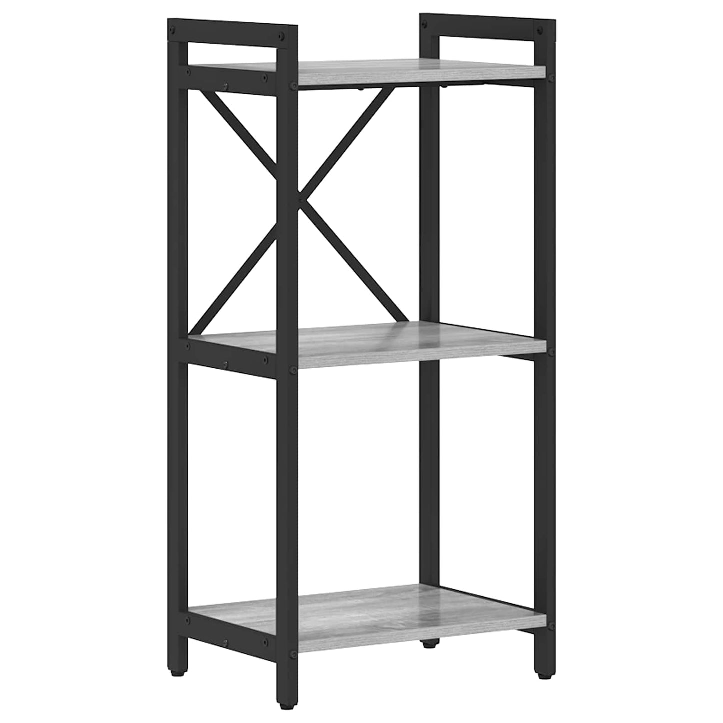 Bookshelf 40 x 30 x 85 cm Engineered Wood Grey sonoma