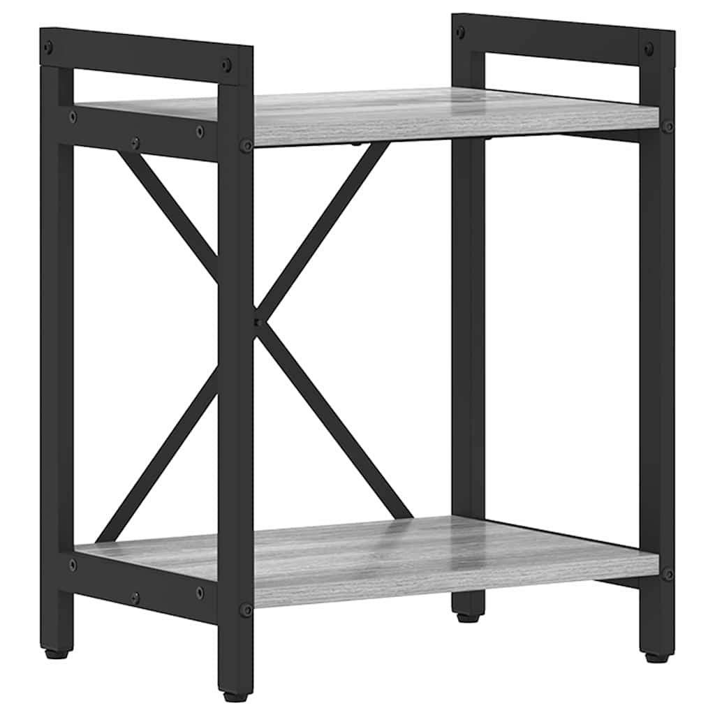 Bookshelf 40 x 30 x 50 cm Engineered Wood Grey sonoma