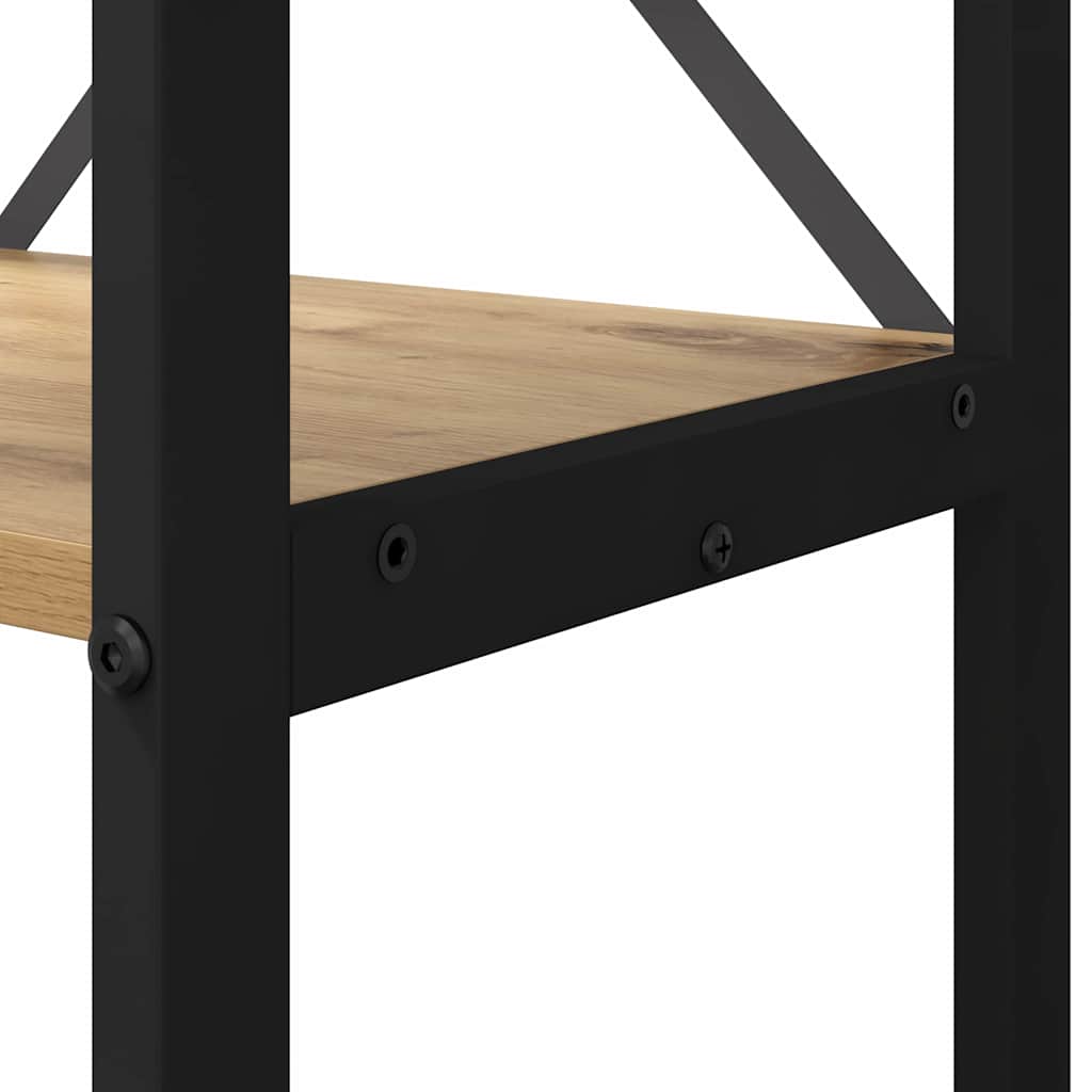Bookshelf 60 x 30 x 120 cm Engineered Wood Artisan Oak