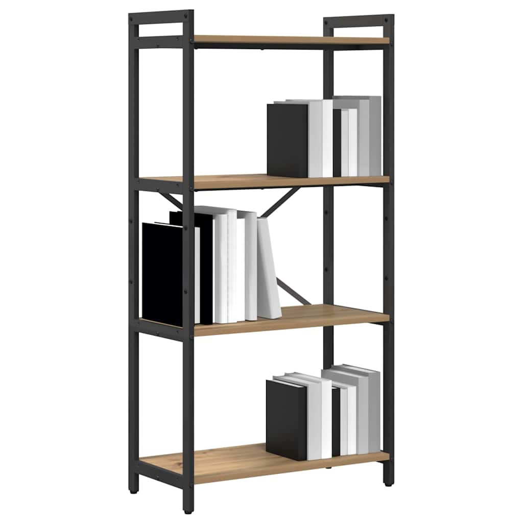 Bookshelf 60 x 30 x 120 cm Engineered Wood Artisan Oak