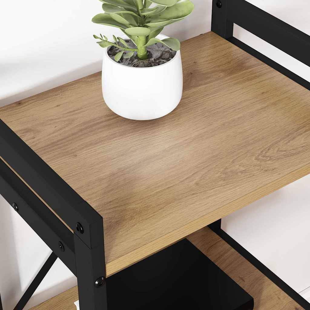 Bookshelf 60 x 30 x 85 cm Engineered Wood Artisan Oak