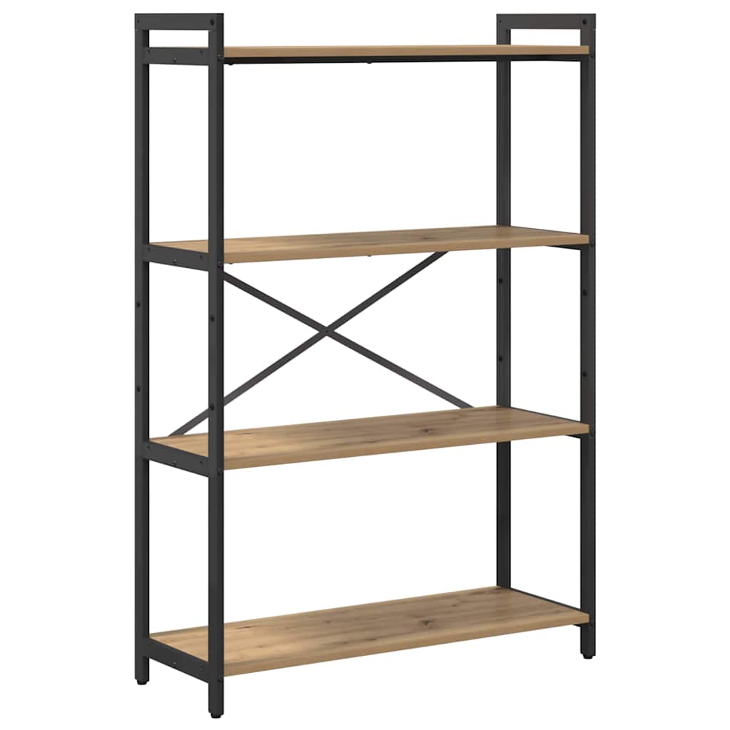Bookshelf 80 x 30 x 120 cm Engineered Wood Artisan Oak