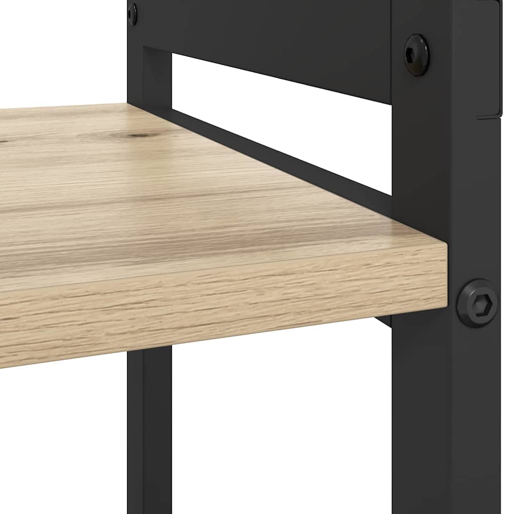 Bookshelf 80 x 30 x 50 cm Engineered Wood Sonoma Oak