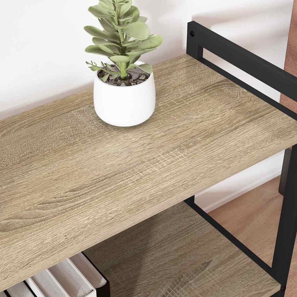 Bookshelf 80 x 30 x 50 cm Engineered Wood Sonoma Oak