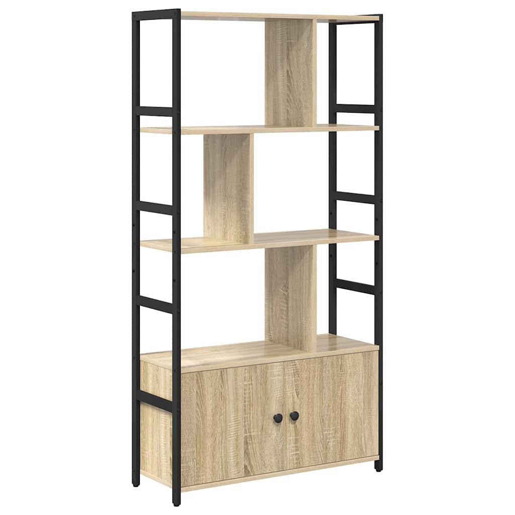 Bookshelf 80 x 30 x 155.5 cm Engineered Wood Sonoma Oak