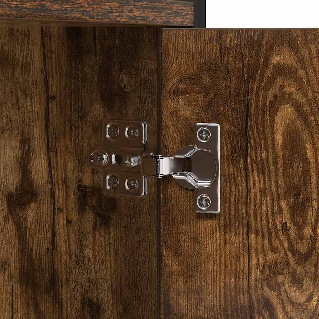 Bookshelf 80 x 30 x 155.5 cm Engineered Wood Smoked Oak