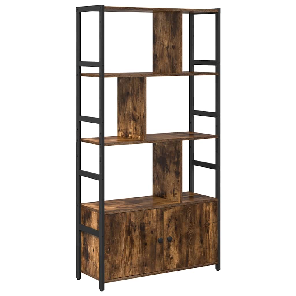 Bookshelf 80 x 30 x 155.5 cm Engineered Wood Smoked Oak