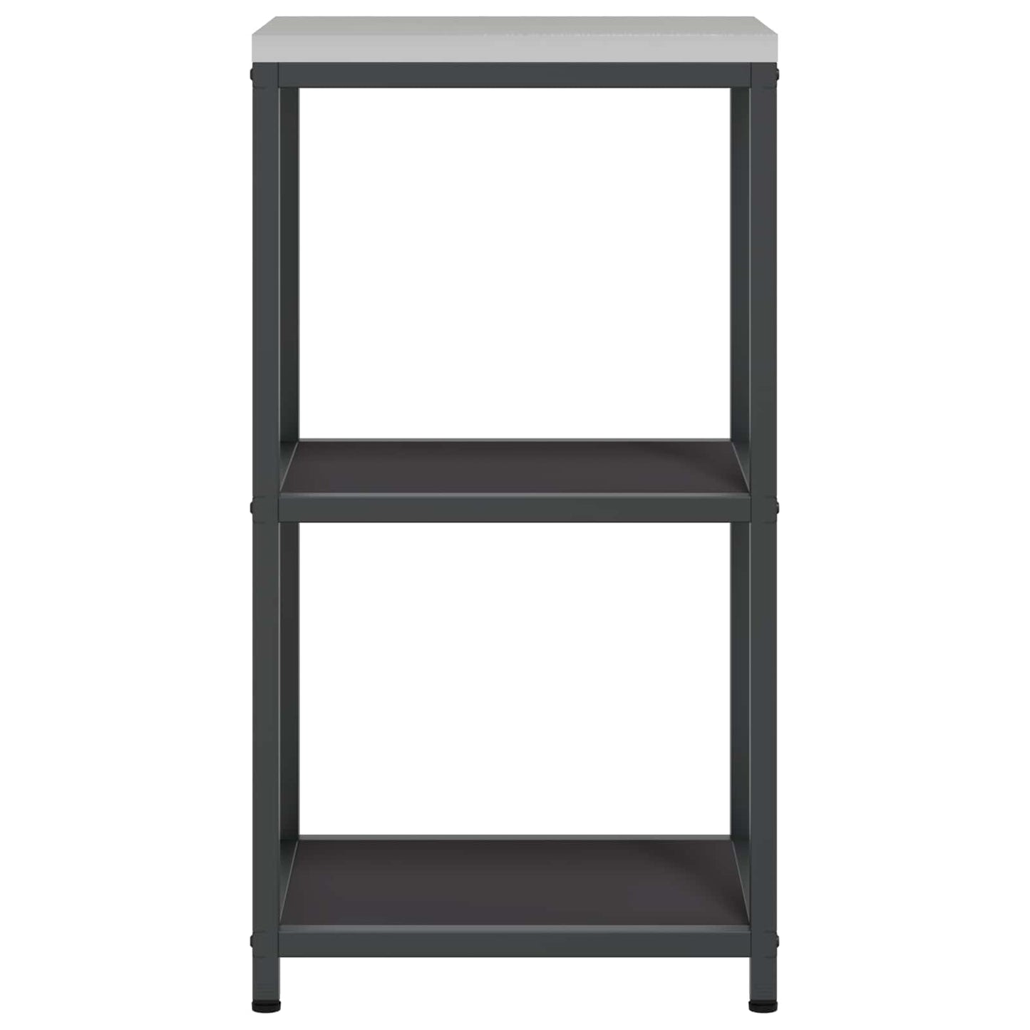 Kitchen Shelving Unit HATTEM Black 40 x 50 x 92 cm Steel