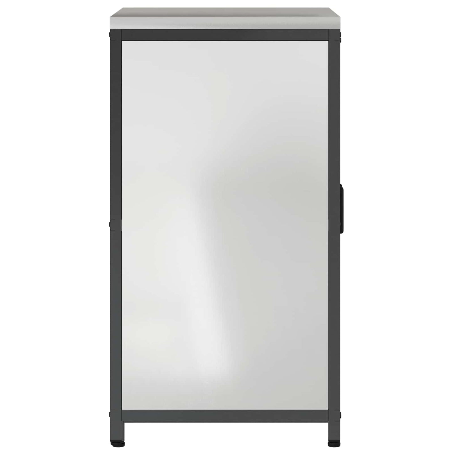 Kitchen Storage Cabinet HATTEM Silver 60 x 50 x 92 cm Steel