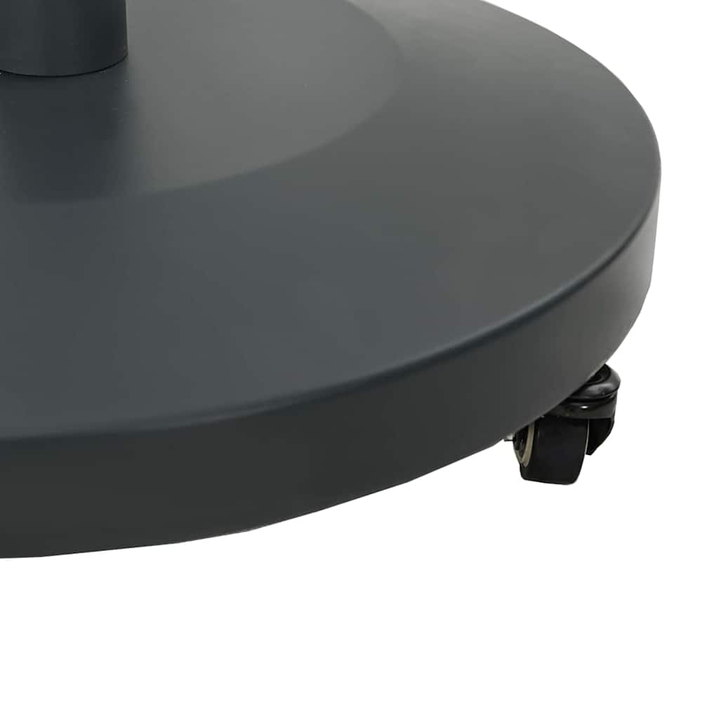 Parasol Base 24.45 kg Dark Grey Round Adjustable