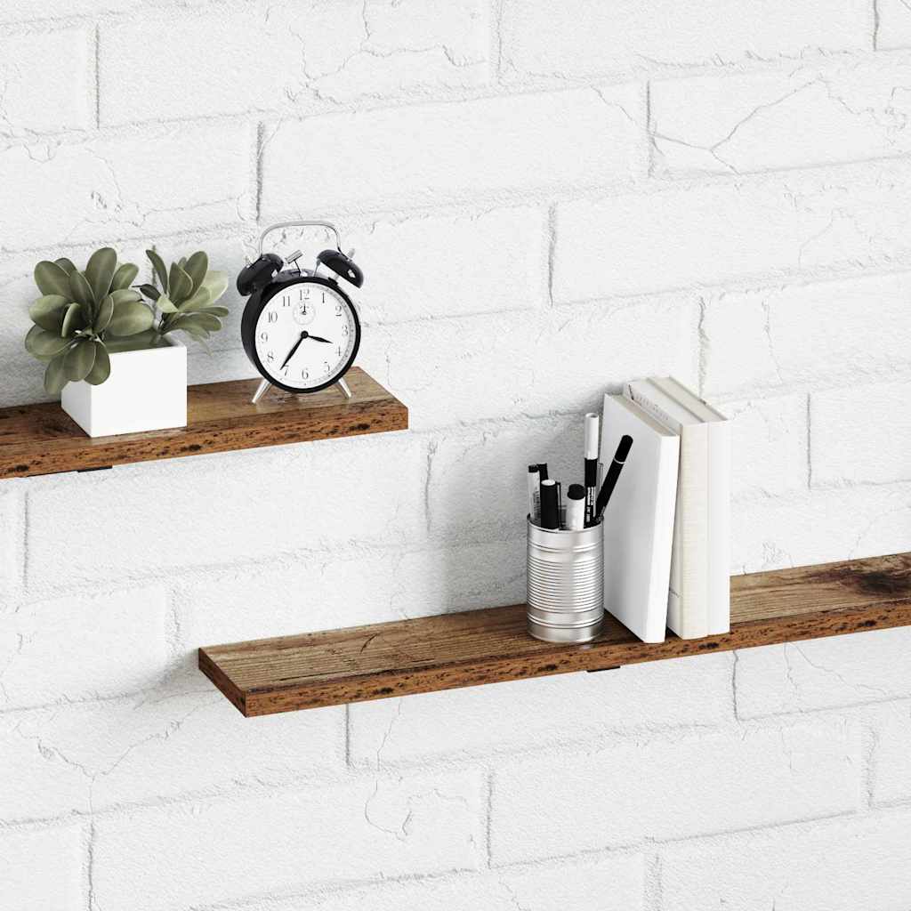 Bookshelf Board 3-Tier 4 pcs 100 x 10 x 1.5 cm Engineered Wood