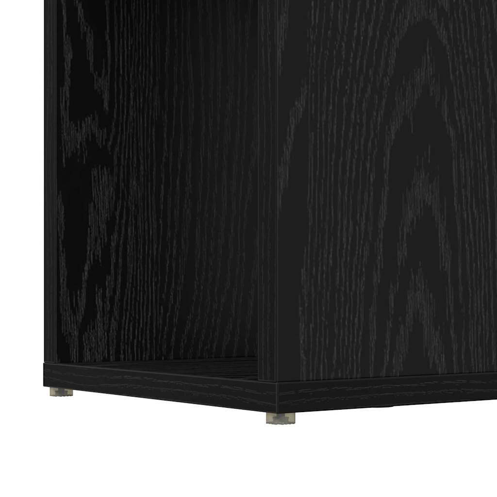 TV Cabinet Set 60 x 24 x 94.5 cm Black Engineered Wood