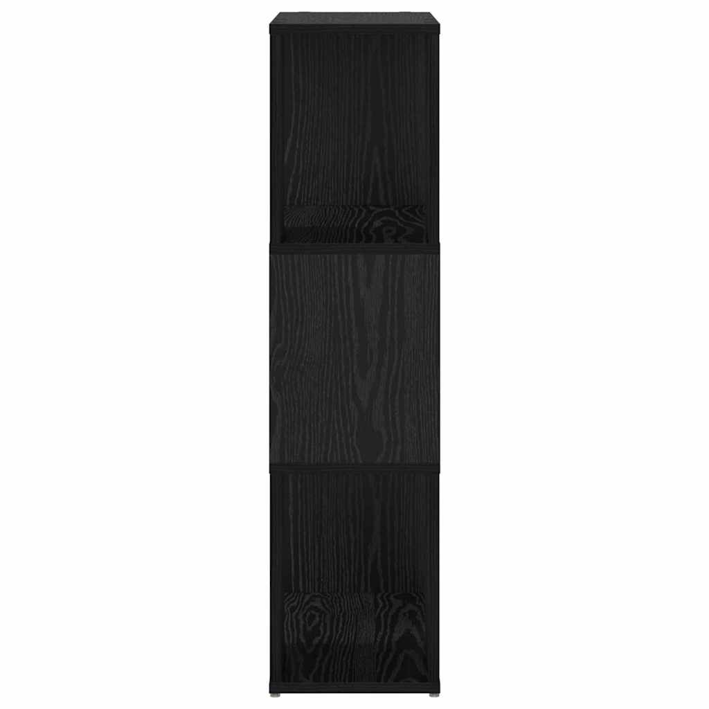 TV Cabinet Set 60 x 24 x 94.5 cm Black Engineered Wood