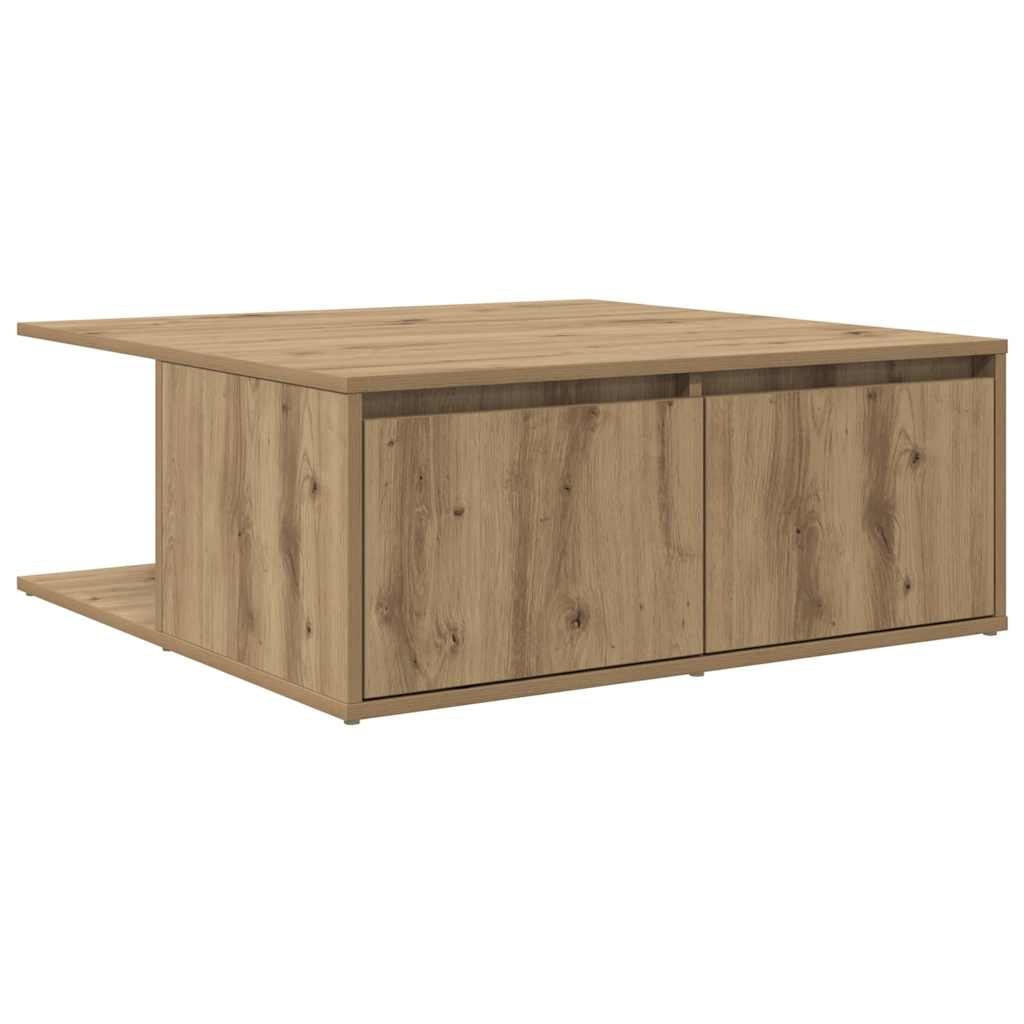 Coffee Table Artisan Oak 80 x 80 x 31.5 cm Engineered Wood
