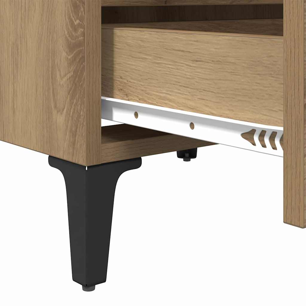 Bedside Cabinet 2 pcs Artisan Oak 40 x 35 x 50 cm