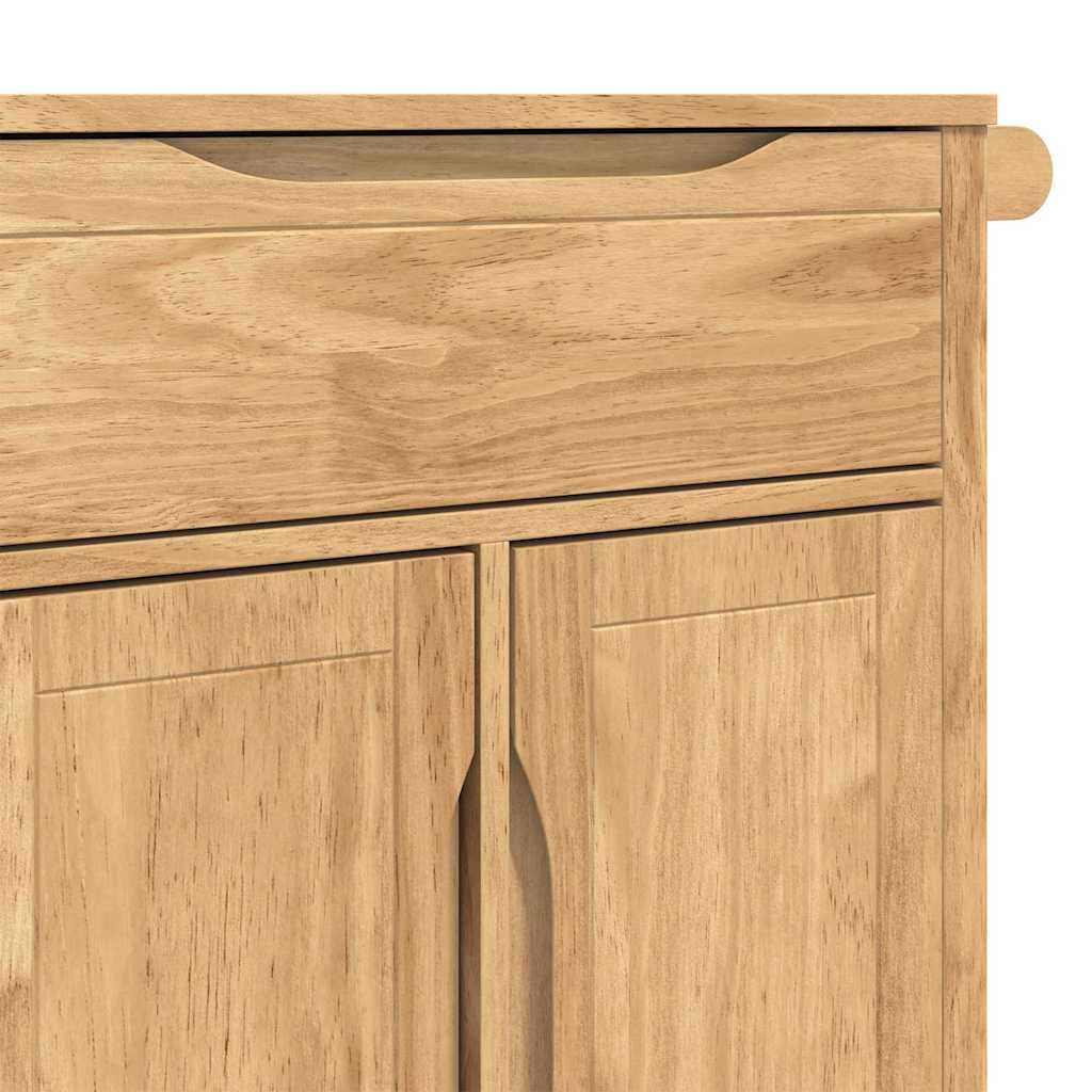 Kitchen Trolley FLORO Wax Brown 72.5 x 45 x 80 cm