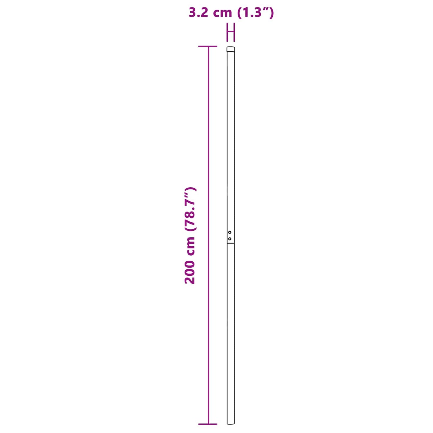 Fence Post 12 pcs Green Powder-coated steel