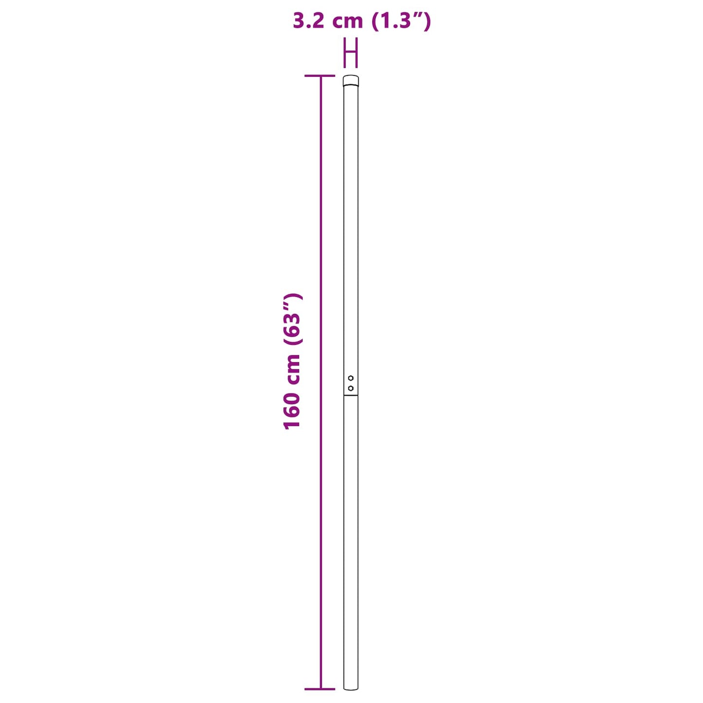 Fence Post 12 pcs Grey Powder-coated steel