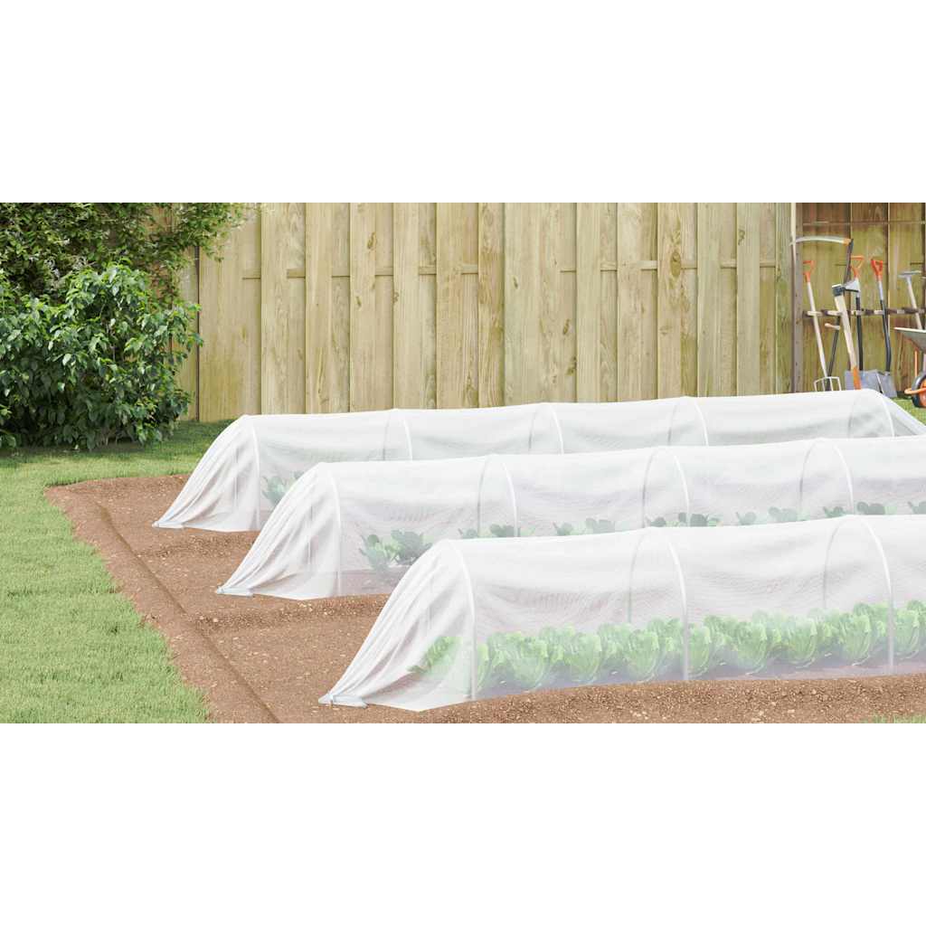Insect Net White 2 x 10 m Polyethylene