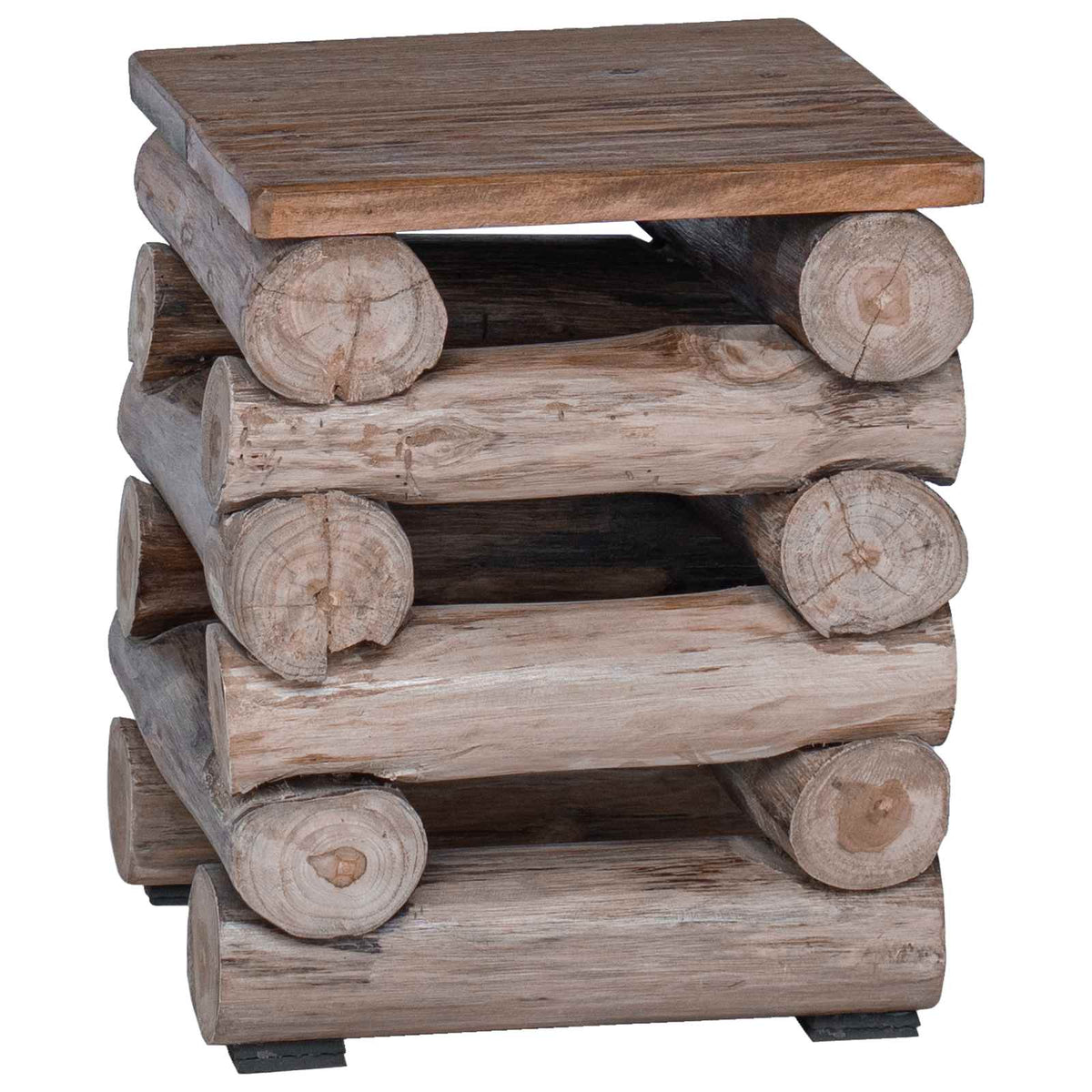 Stool Natural Solid Teak Wood