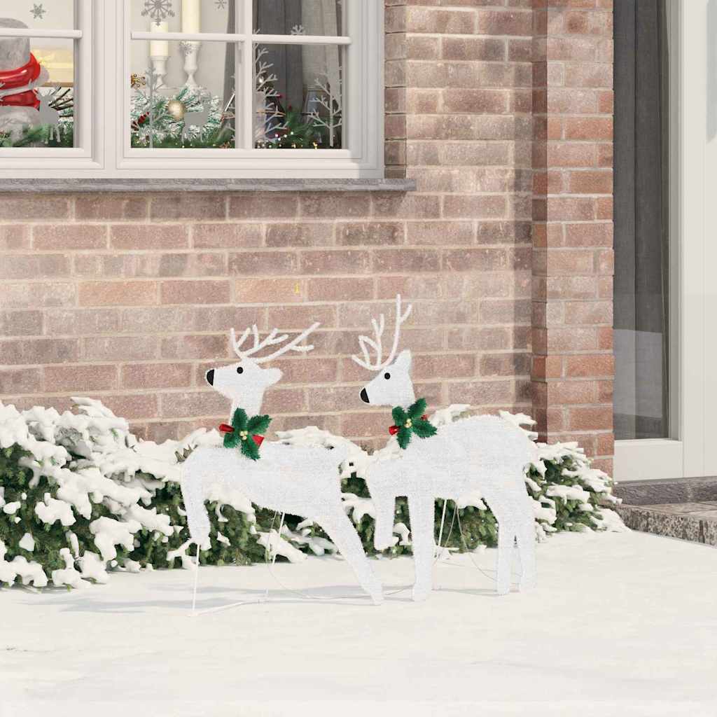 Christmas Reindeer 2 pcs Cold White