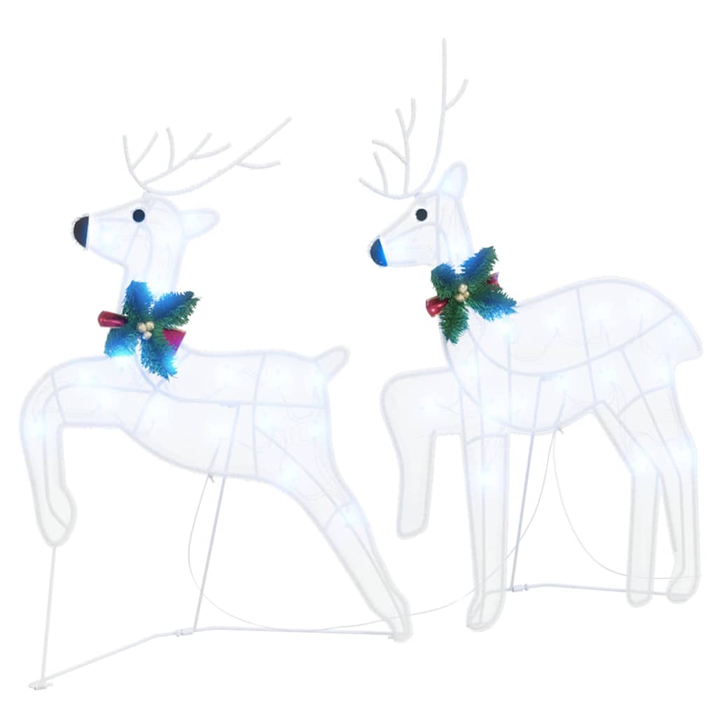 Christmas Reindeer 2 pcs Cold White