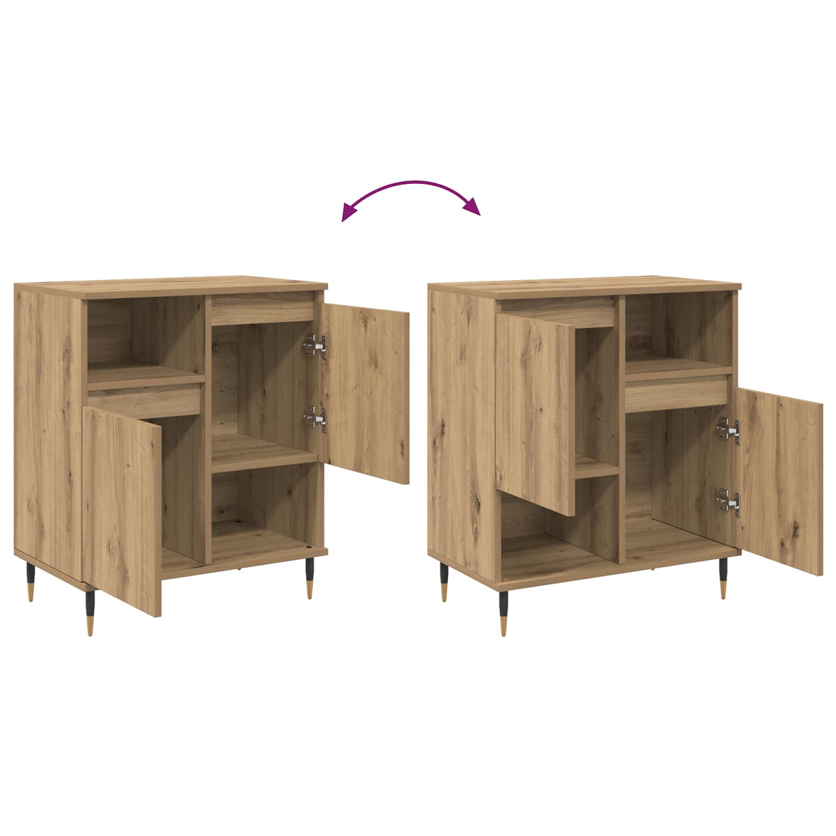 Sideboard Artisan Oak 60 x 35 x 70 cm