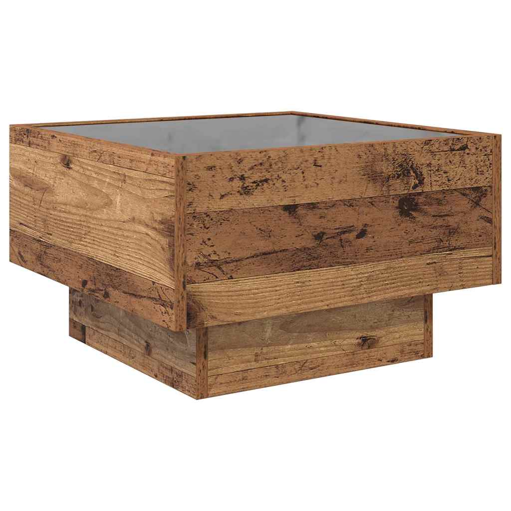 Coffee Table Old wood 50 x 50 x 30 cm