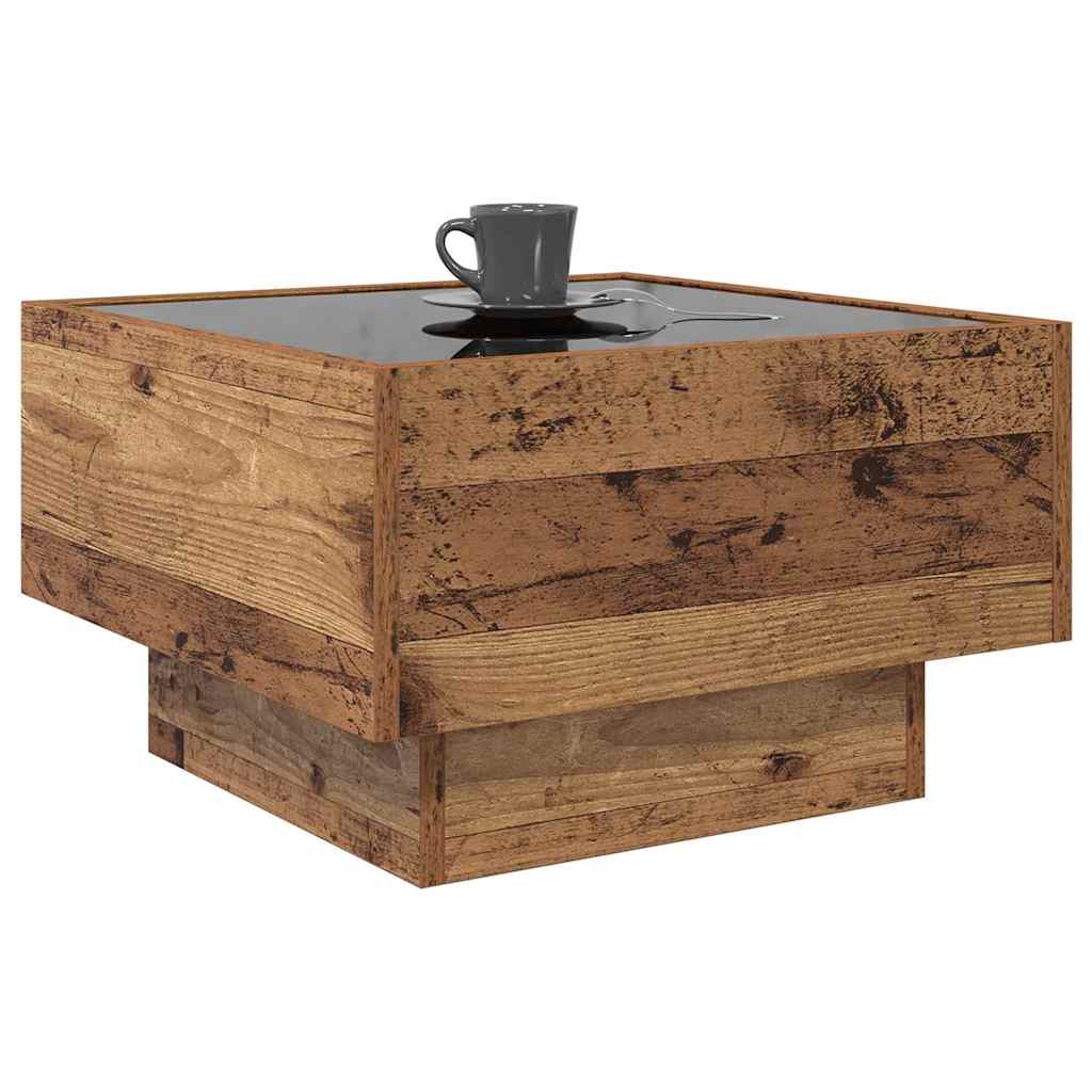 Coffee Table Old wood 50 x 50 x 30 cm