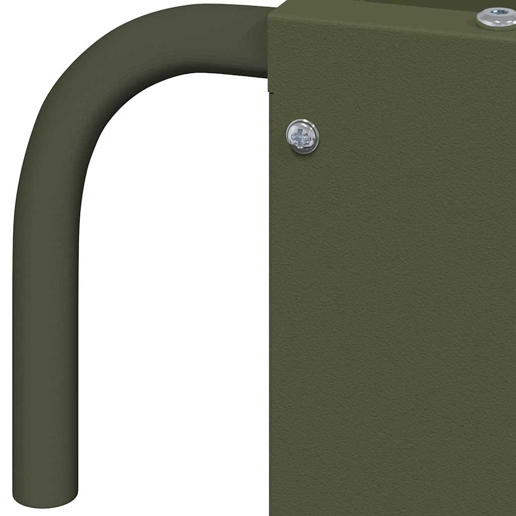 Hanging Hay Feeder Olive Green 61 x 33 x 66 cm 5 kg