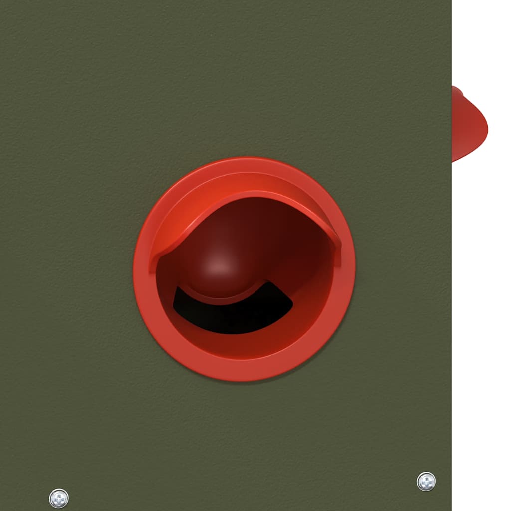 Chicken Feeder Olive Green 32.5 x 20.5 x 43 cm 25 kg