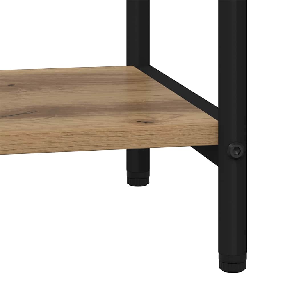 Bookshelf 3-Tier 40 x 30 x 109 cm Engineered wood Artisan Oak