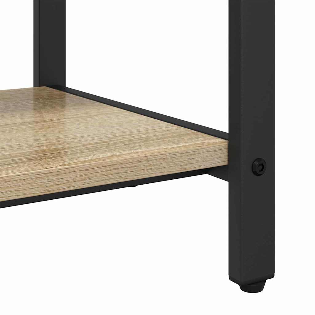 Coat Rack Sonoma Oak 75 x 34 x 184 cm Engineered wood