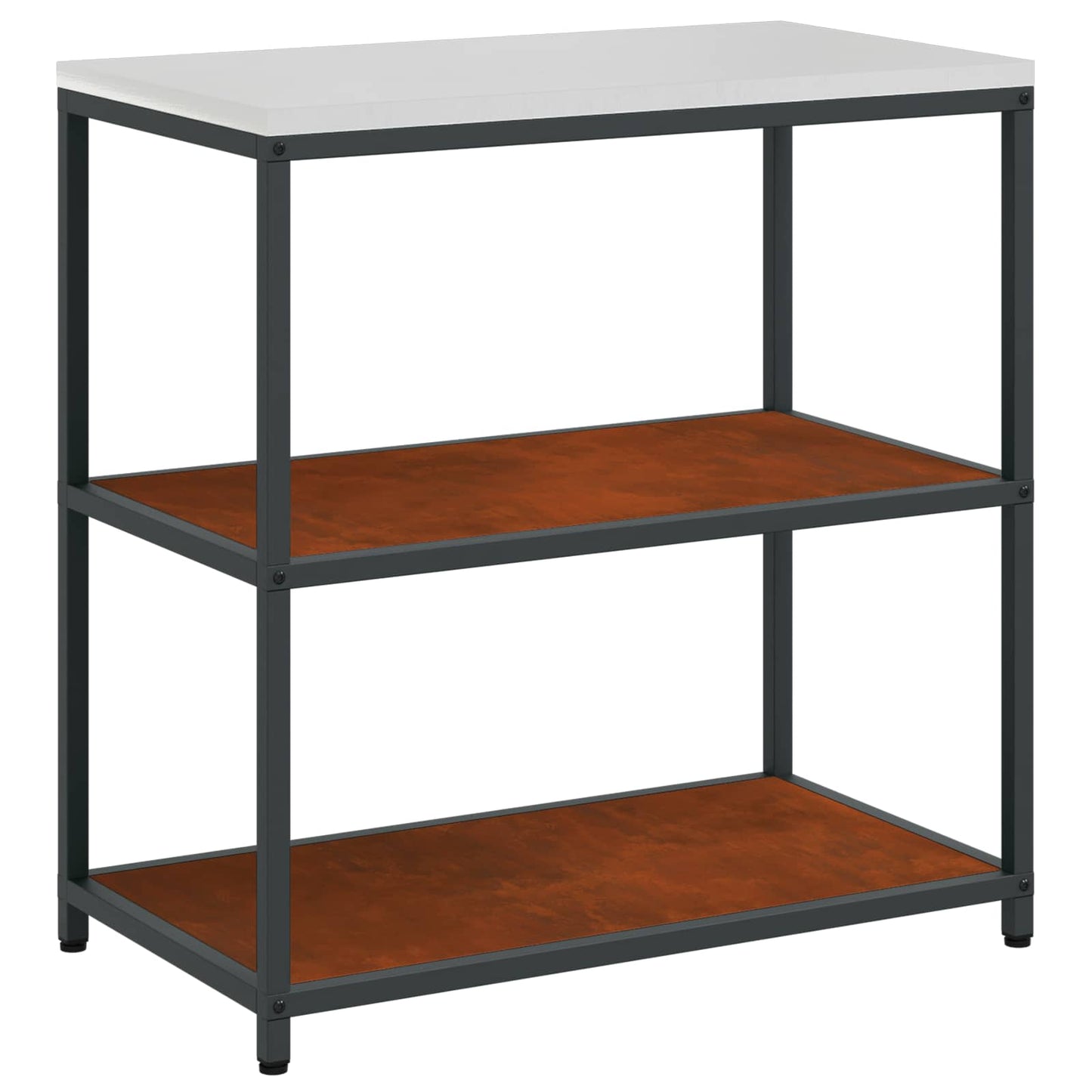 Kitchen Storage Set HATTEM 3 pcs Rusty Steel