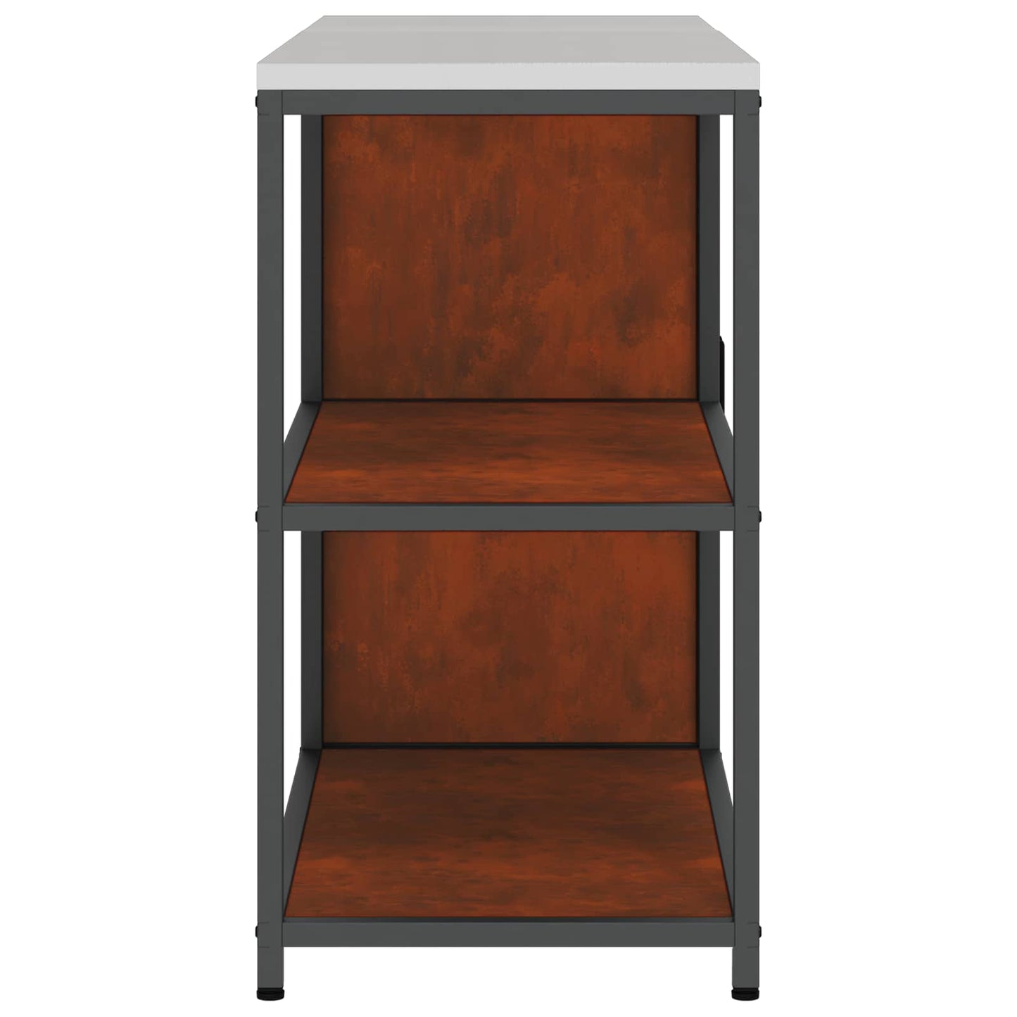 Kitchen Storage Set HATTEM 2 pcs Rusty Steel